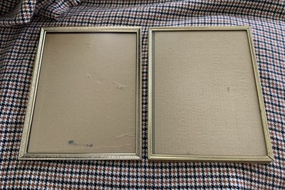 VTG 1960s Brass Picture Frames W Filigree Borders, 8x10 , 2 PCs