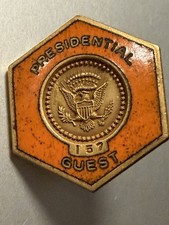 Rare Ronald Reagan Presidential Guest Secret Service Pin #157