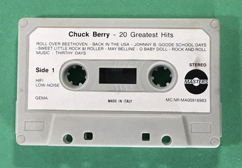 CHUCK BERRY 20 GREATEST HITS ORIGINAL 1980s AUDIO CASSETTE ALBUM - Picture 3 of 4