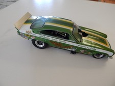 Floppers 1320 1:24 Jim Green ,Green Elephant Chevy Vega funny car