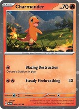 Charmander - 004/165 - Pokemon 151 Cosmos Holo Rare Card NM