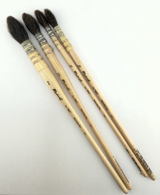 Raphael Le  803  Petit Gris Pur Blue Squirrel Quill Watercolor Mop Brush Set