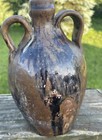 Double Handle Pottery Jug Found In North Carolina Beautiful Glass Runs  8 1/2” — photo 6