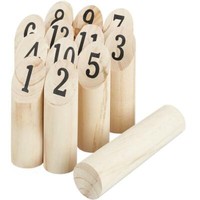 Kubb Spiel Wikingerspiel Rasenschach Wurfspiel Holz Spielzeug Wikingerkegeln
