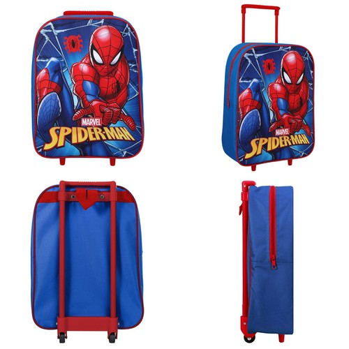 Disney Boys Girls Kids Cabin Luggage Trolley Characters Suitcase Bags Wheeled - Picture 57 of 86