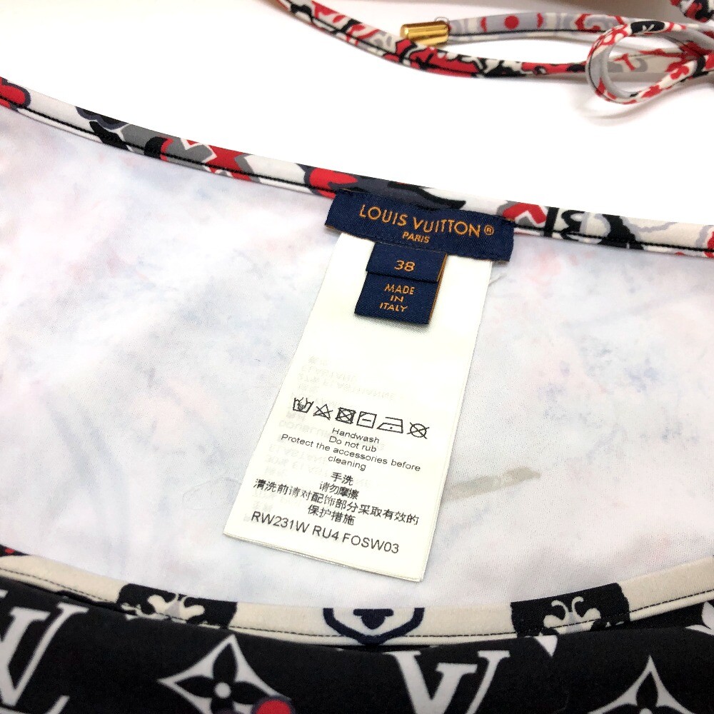 LOUIS VUITTON bandana print bikini Top and bottom set