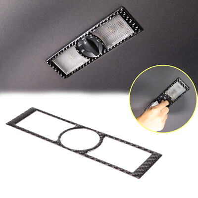 Carbon-Zierleiste für die hintere Dachleseleuchte des Seat Leon MK2 (2008-12)