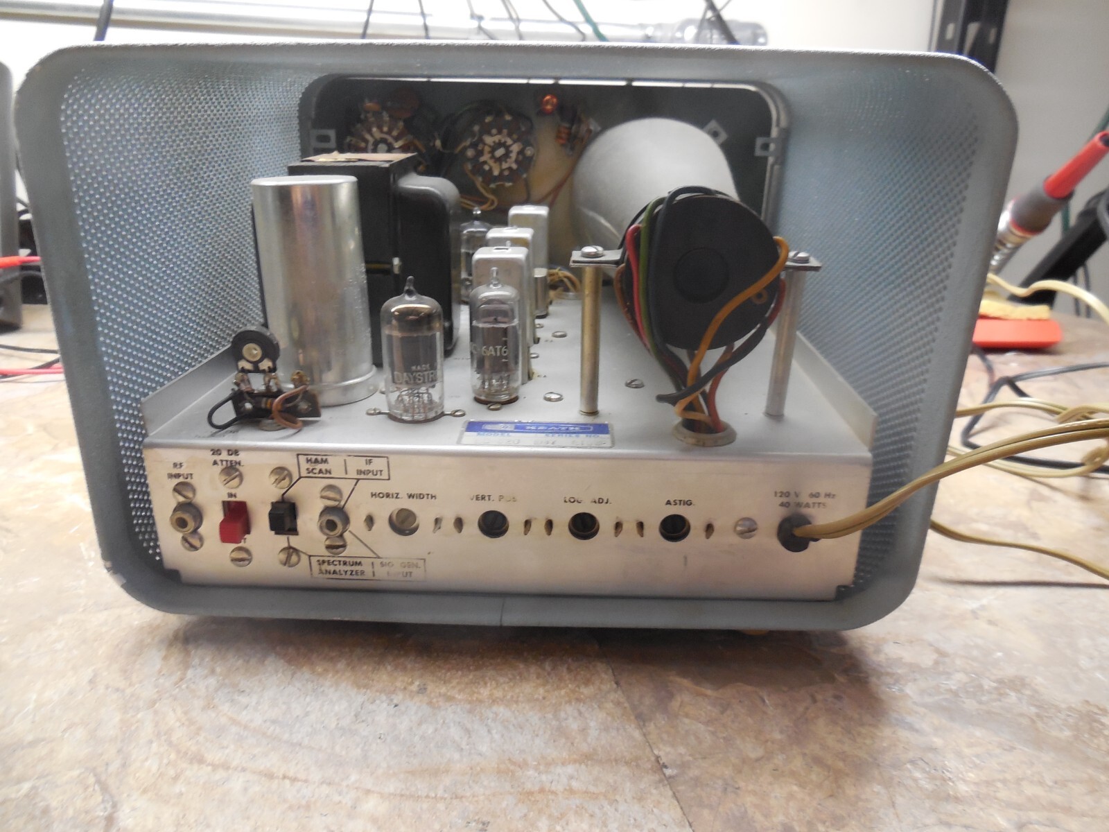 Heathkit Scanalyzer Scope SB620 Ham CB *Works* *Sold ASIS Only* *Read