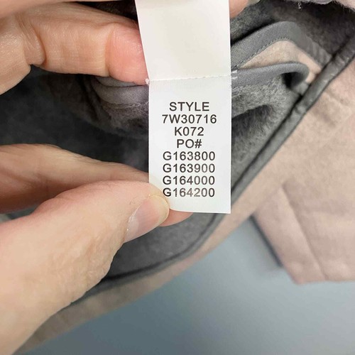 Lucky Brand Beige Tan and Gray Asymmetrical Wool Blend Jacket Women's Size XS - Picture 10 of 16