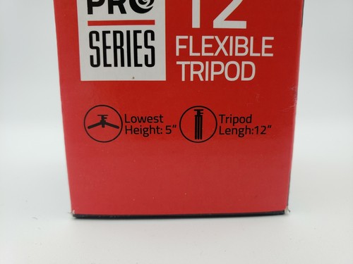 FOCUS CAMERA Pro Series 12” FLEXIBLE WRAPPABLE UNIVERSAL MOUNT TRIPOD - Picture 3 of 11