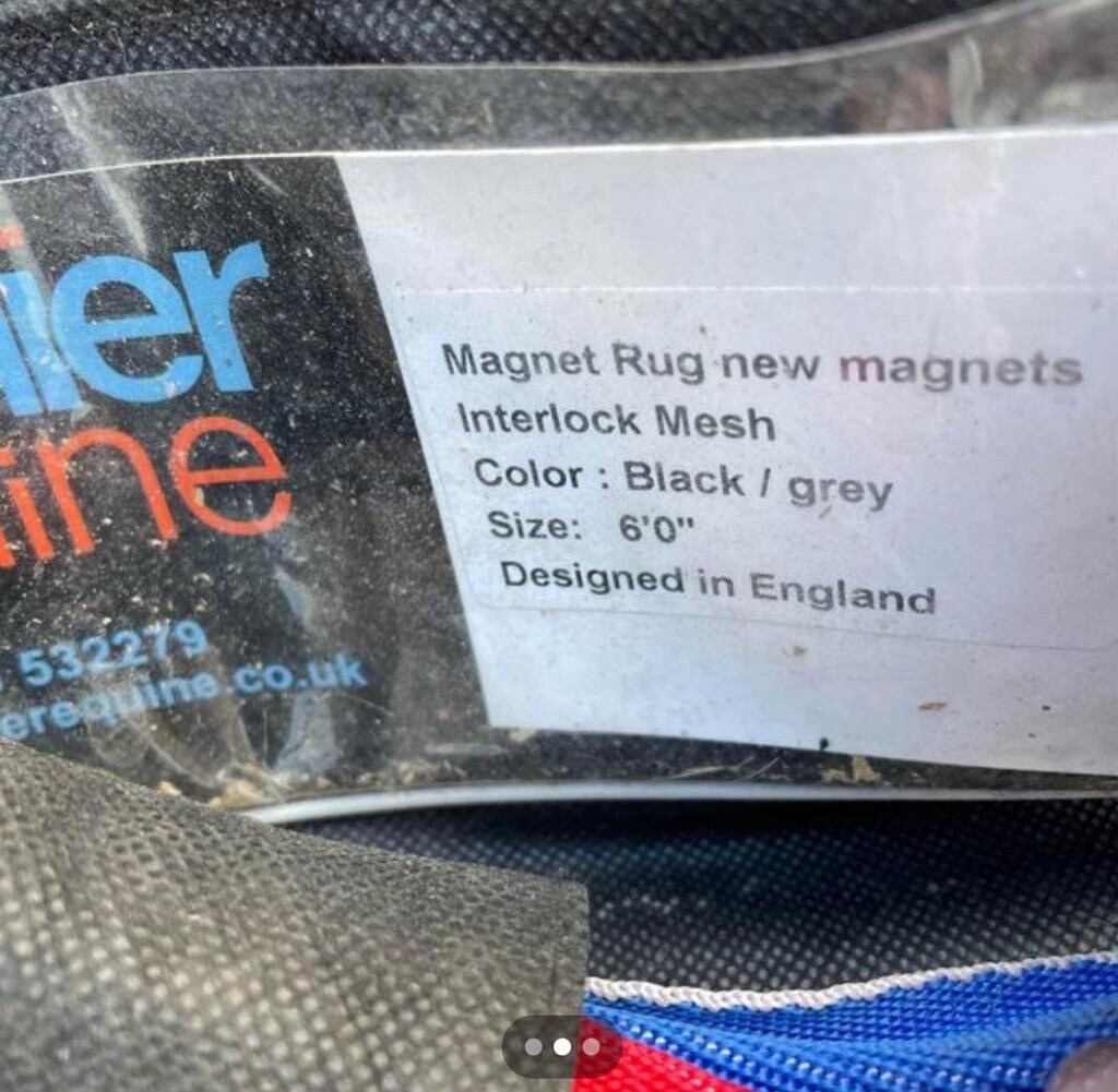 Premier equine 6 foot rug with neck , hardly used eBay