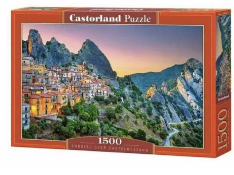 Castorland Jigsaw C-151912 1500 pcs  - Sunrise over Castelmezzano Puzzle New