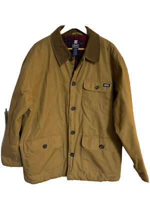 CHAPS RALPH LAUREN Mens Flannel Lined Canvas Field Jacket CHAPS RALPH LAUREN Mens Flannel Lined Canvas Field Jacket