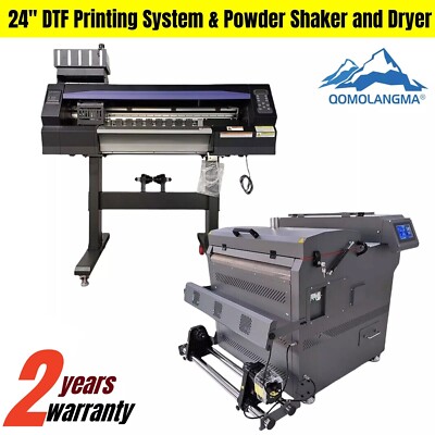 24in DTF Printer with Dual Printheads & DTF Powder Shaker and Dryer CA Pickup