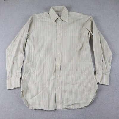 Robert Talbott Estate Shirt Mens 15.5/39 Pocket Button Up Striped Long Sleeve