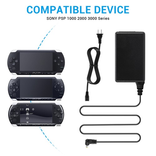 AC Adapter Home Wall Charger Power Supply For SONY PSP 1000 2000 3000 Slim Lite - Picture 10 of 19