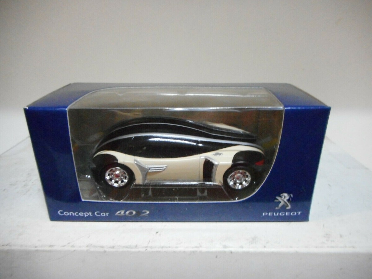 ミニカー NOREV Peugeot 4002 PEUGEOT 4002 CONCEPT CAR PARIS MOTOR SHOW BOX BLUE apx 1:64