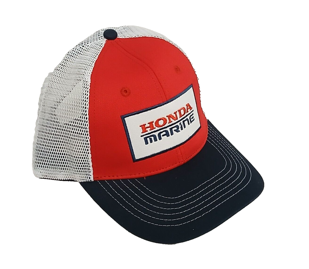 Honda Marine Red White & Navy Racing Trucker Embroidered Patch