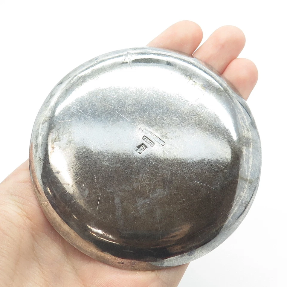 Plato antiguo Art Deco dragón real de plata de ley 925 de exportación china Foto 2 de 4