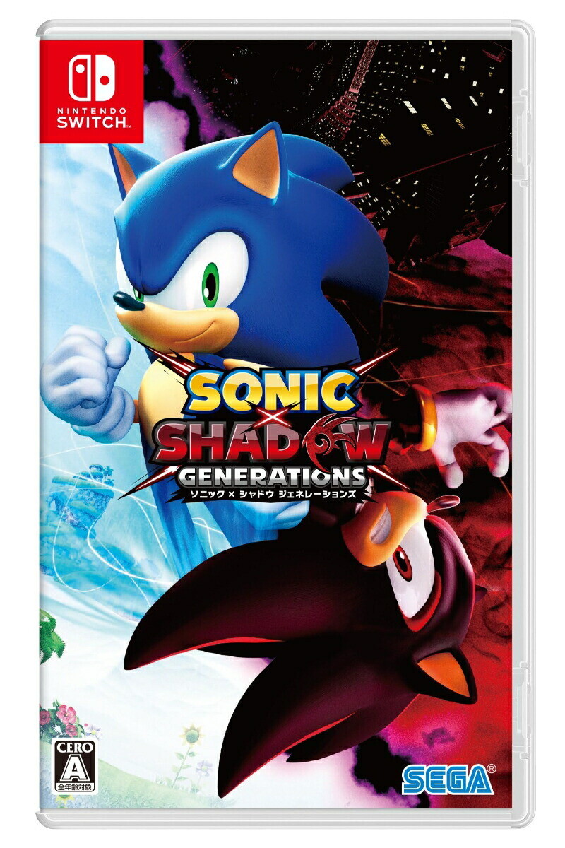 shadowページ(*ˊ˘ˋ*) Sonic x Shadow Generations Nintendo Switch Game Soft SEGA JAPANESE