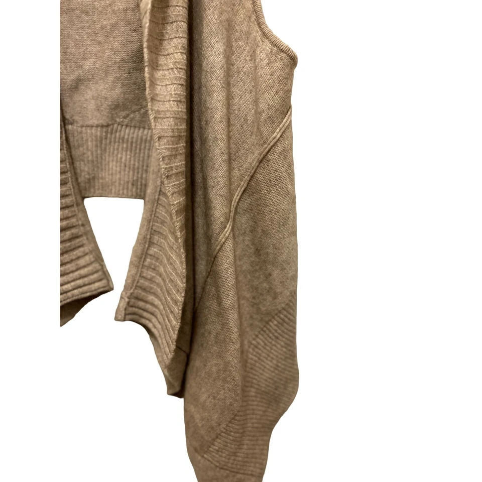 Cárdigan asimétrico delantero abierto de lana cachemir Michael Stas Foto 4 de 4