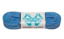 Derby Laces - Sky Blue - Waxed 10 mm