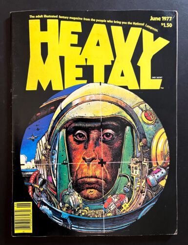HEAVY METAL MAGAZINE #3 juin 1977 couverture Moebius, Corben, Bode, Druillet - Photo 1 sur 2