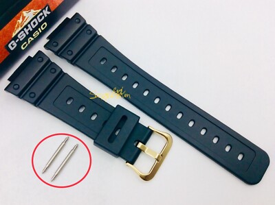 Casio G-Shock Watch Band Strap RESIN DW5600EG DW-5600P DW5700BBMB DW5700 + PINS