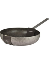 Salta Pasta Padella Chef Antiaderente 34 / 38 Cm Manico Tubolare