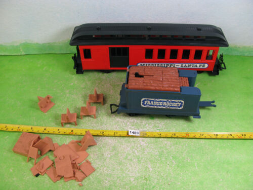 vintage timpo plastic train tender prairie rocket (working) & parts / bits 1489 - Picture 1 of 7