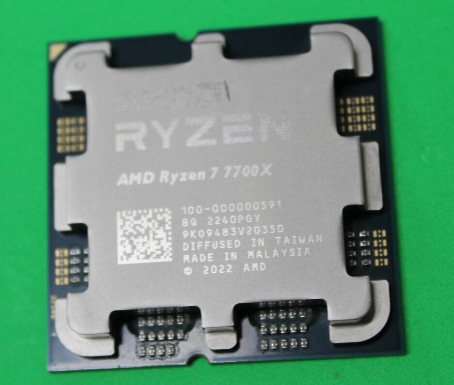 CPU AMD Ryzen 7 7700X CPU Amazon.com: AMD Ryzen 7 7700X 8-Core, 16-Thread Unlocked