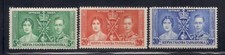 Kenya U. T.   1937   Sc #60-62   Coronation   MLH   OG   (5024-)