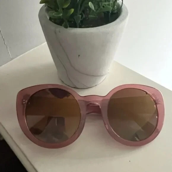 NEW Diff Luna Polarized Sunglasses DIFF LUNA POLARIZED SUNGLASSES AMETHYST GLITTER CAT EYE  main image 4