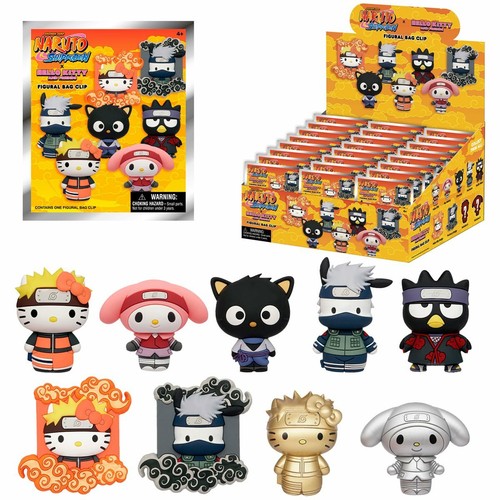 Hello Kitty x Naruto NEW * Silver My Melody Clip - Chase * Opened Blind Bag - Picture 6 of 6