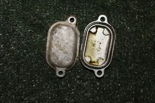 1999 Kawasaki Prairie 400 KVF400 2wd Pair of Valve Cover Adjuster Caps Lids