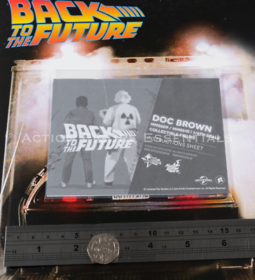 Hot Toys Doc Brown Instruction Booklet MMS610 Deluxe 1/6 Figure Part BTTF