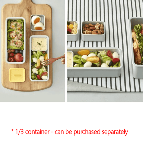 LocknLock DOSILOCK Starter Pack 4 Containers Lunch Box-Spoon,Chopsticks Included - Picture 6 of 11