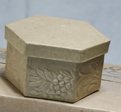 General Cardboard Trinket Box Leaves Grapes