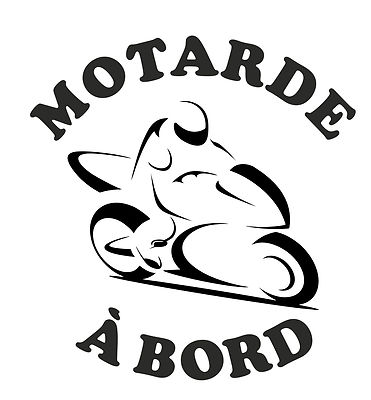 Sticker Motarde Pour Garde-boue De Moto – Déco Personnalisée Biker