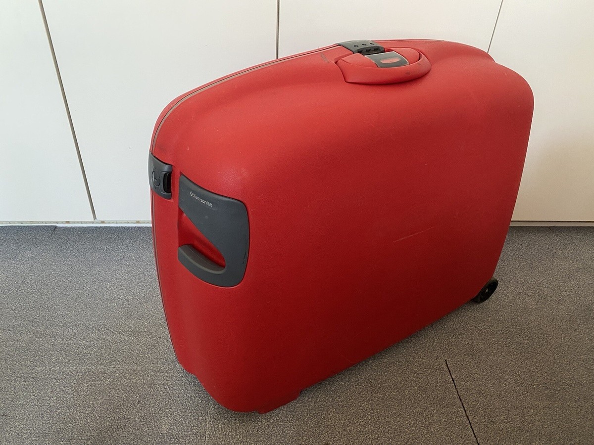 Samsonite Koffer Hartschale, 76x63x26cm, mit Zahlenschloss, Räder, vintage