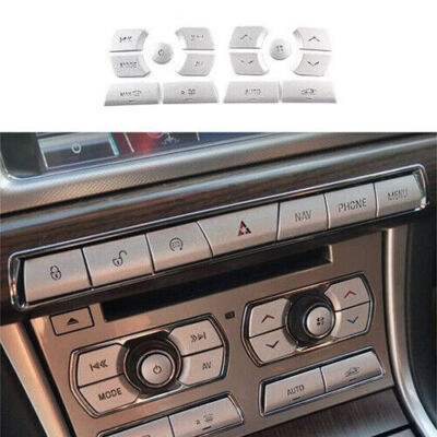 Silver Alloy 09-2015 For Jaguar XF AC Switch Button Console Infotainment System