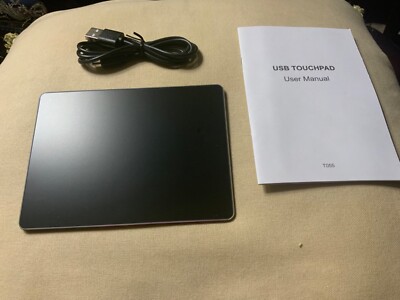 FCCE ROHS  USB Touchpad   Trackpad w book/ desktop - space grey T055