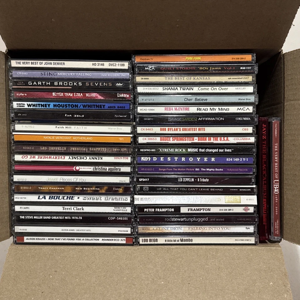 Lot 40 Random Music CDs Rock Pop Reggae Alternative Rap Country Assorted Lot — 第 3/4 张图片