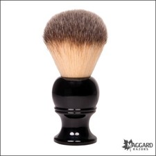 Shaving Brush - Maggard Razors Black Resin Handle Synthetic Shaving Brush, 24mm