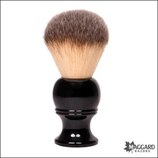 Shaving Brush - Maggard Razors Black Resin Handle Synthetic Shaving Brush, 24mm