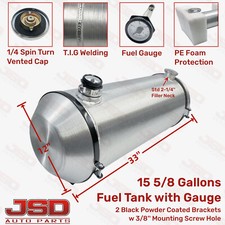 Universal 12x33 15 58 Gallon 14 Npt Spun Aluminum Gas Tank Fuel Tank Wgauge Universal 12x33 15 58 Gallon 14 Npt Spun Aluminum Gas Tank Fuel Tank Wgauge