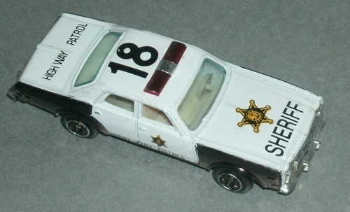 1/64 Scale 1970's Dodge Monaco Highway Patrol Sheriff Police Car - Yatming 1031 - Picture 6 of 7