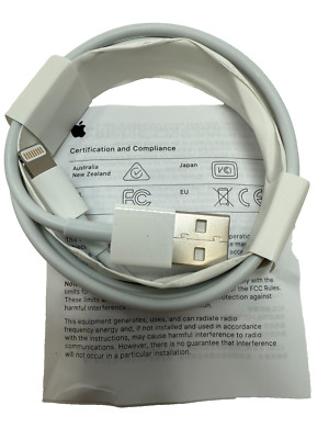 Apple Original Charging/Sync Cable Lightning To USB-A (1m) Cable - White