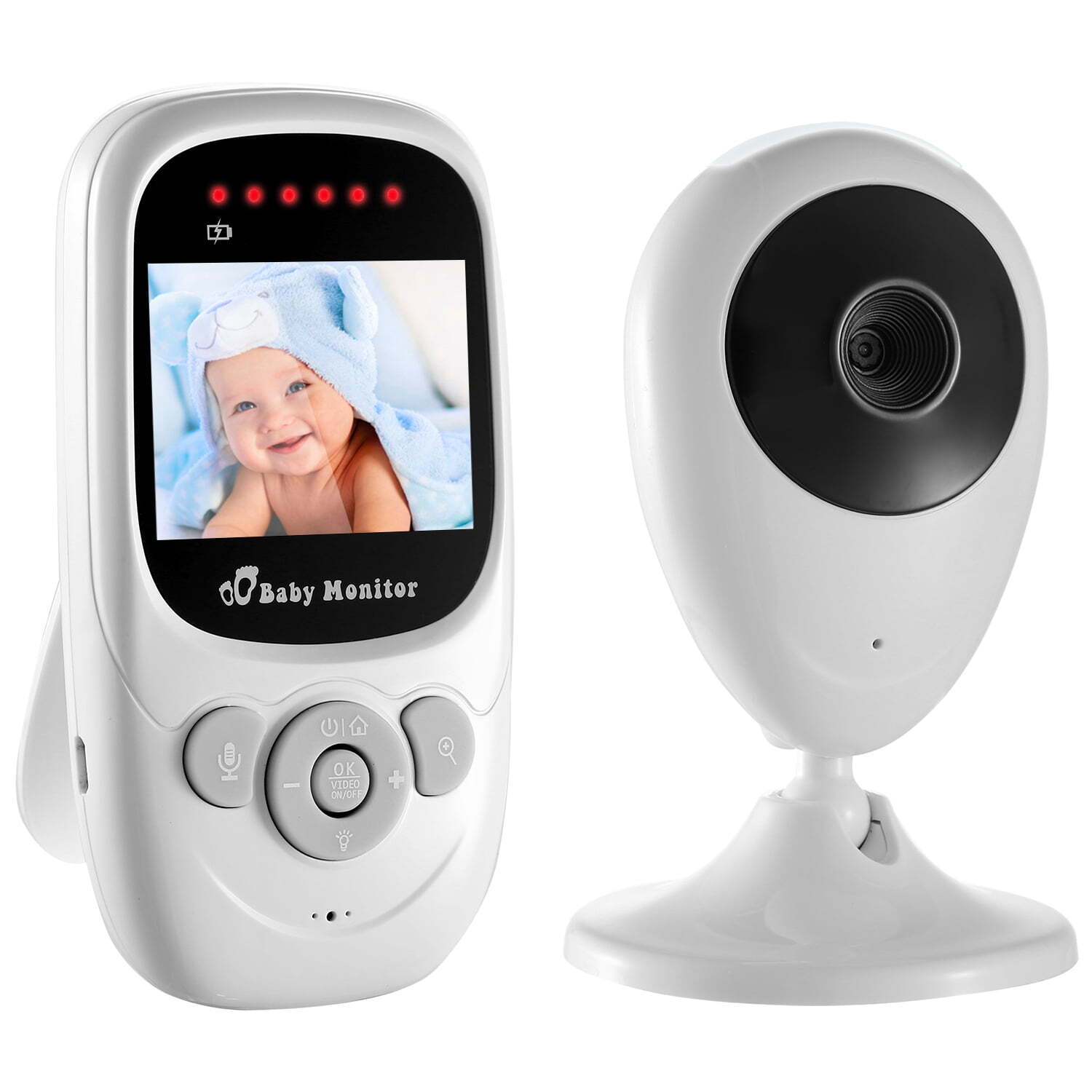 Video Baby Monitor with Digital Camera, 656FT Wireless Baby Monitor Camera-image