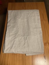 European 100 Linen Blackout CURTAIN in Flax. Size 48  x108  . New.